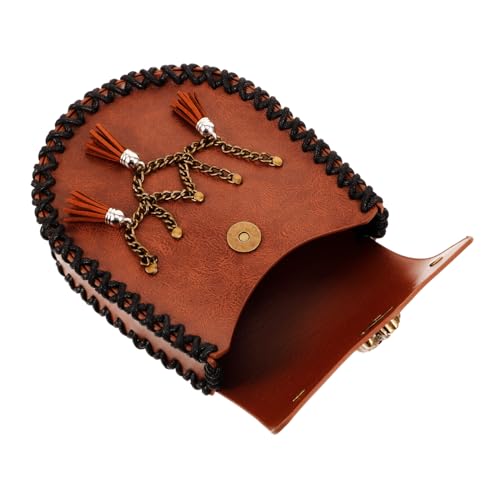 ROMISBABA Mittelalterliche Hüfttasche Aus Pu-Material Vintage-geldbörse Zum Tragen Am Gürtel Geeignet Für Cosplay-Partys Festivals Foto-Requisite Platz Für Schlüssel Karten Und Kleingeld von ROMISBABA