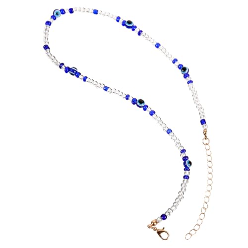 ROMISBABA Fashion Beads Clavicle Chain Necklace Für Damen Bunte Stilvolle Halskette Hochwertigen Materialien Für Verschiedene Anlässe Und Outfits von ROMISBABA