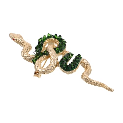 ROMISBABA Modeschlangennadel Für Kleidung Moderne Brosche Metall Schlange Modellierung Brosche Stecknadel Strass Gestaltet Schlange Brosche Tragbarer Brosche Schmuck ROMISBABA Modeschlangennadel Für Kleidung Moderne Brosche Metall Schlange Modellierung Brosche Stecknadel Strass Gestaltet Schlange Brosche Tragbarer Brosche Schmuck von ROMISBABA