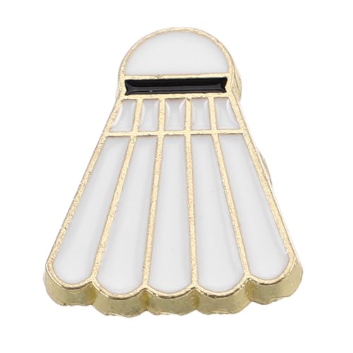 ROMISBABA Modische Badminton Brosche aus Robustem Zinklegierung Vielseitige Anstecknadel für Kleidung Rucksack und Mantel Sportliches Accessoire für Damen und Herren Einzigartiges Design zur von ROMISBABA