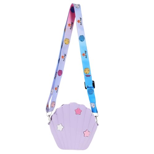 ROMISBABA Modische Muschel Form Crossbody Tasche mit Reißverschluss Mittelgroß Bunte Farben Trendige Umhängetasche für Mädchen und Frauen Praktische Kleine Tasche für Münzen von ROMISBABA