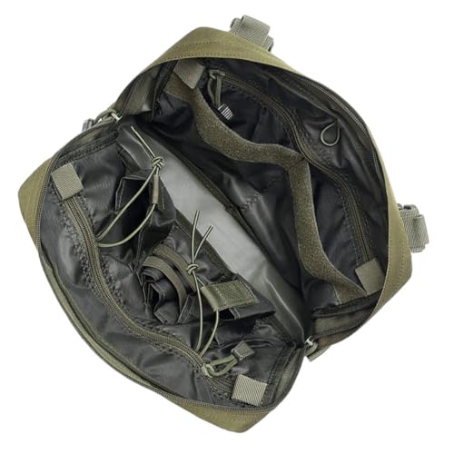 ROMISBABA Multifunktionale Herren Brusttasche Robustem Verstellbare Umhängetasche mit Schnallen für Camping Wandern Radfahren und Outdoor Sport Kratzfest und Langlebig von ROMISBABA