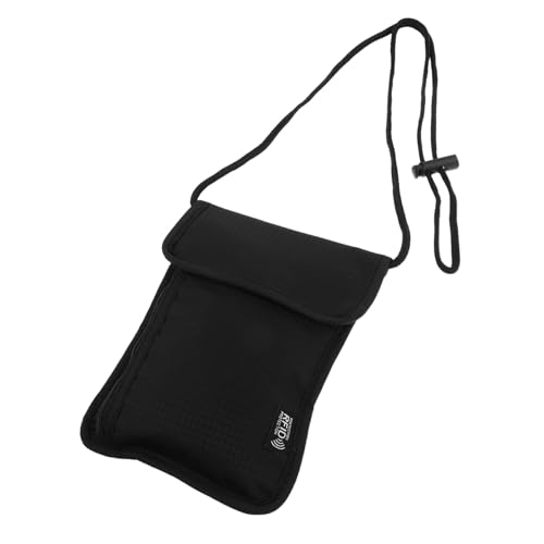 ROMISBABA Multifunktionaler Reisepasshalter mit RFID Schutz Hals brustbeutel für Reisen Wasserresistent Kompakt und Robust Organizer für Telefon Dokumente Geldbörse Unisex Reiseaccessoire von ROMISBABA