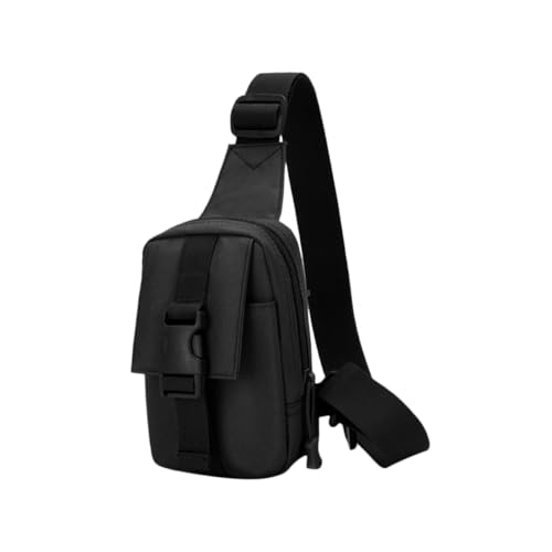 ROMISBABA Multifunktions Crossbody für Männer Verschleißfeste Umhängetasche mit Mehreren Taschen Langlebigem Reißverschluss Attraktivem Casual Design für Reisen von ROMISBABA