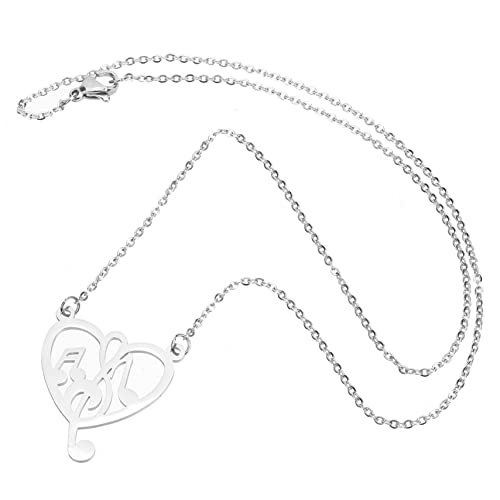ROMISBABA Musiknoten Halskette Damen Charm Anhänger Modeschmuck Kettenanhänger für Alltag Party Büro Reise von ROMISBABA