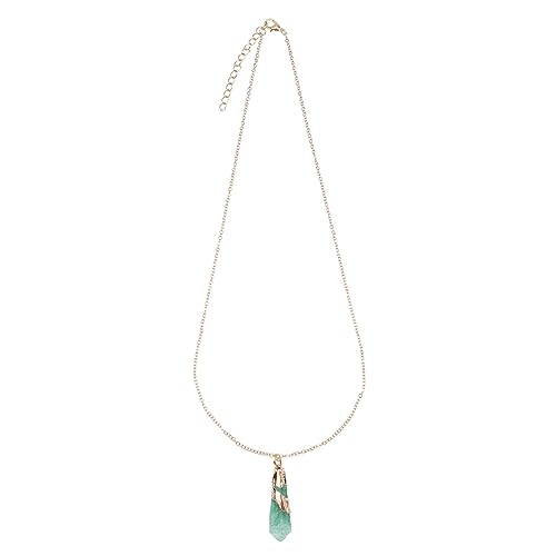 ROMISBABA Natürliche Halskette Damen Unregelmäßiger Kristallanhänger Chic Schmuck Elegantes Design Fein Verarbeitet Komfortabel zu Tragen ROMISBABA Natürliche Halskette Damen Unregelmäßiger Kristallanhänger Chic Schmuck Elegantes Design Fein Verarbeitet Komfortabel zu Tragen von ROMISBABA
