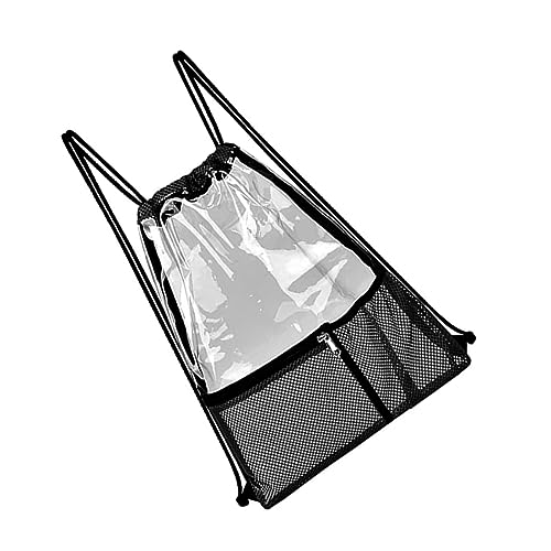 ROMISBABA wasserdichte Durchsichtige Kordelzugtasche Tragbarer Rucksack Für Sport Reisen Und Tägliche Nutzung Mit Praktischer Aufbewahrung Und Einfacher Handhabung von ROMISBABA