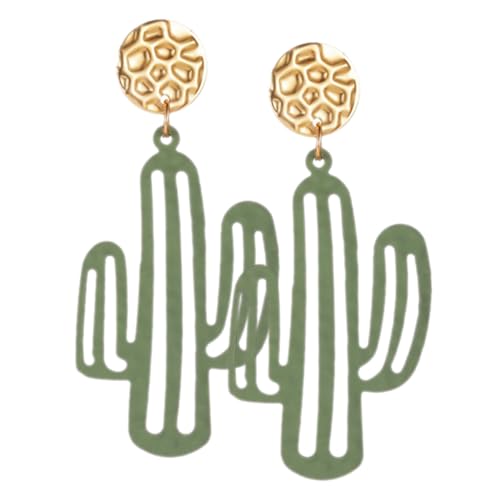 ROMISBABA Kaktus Ohrringe Für Damen Modische Ohrstecker Aus Hochwertigem Material Statement-schmuck Für Verschiedene Anlässe Und Outfits von ROMISBABA
