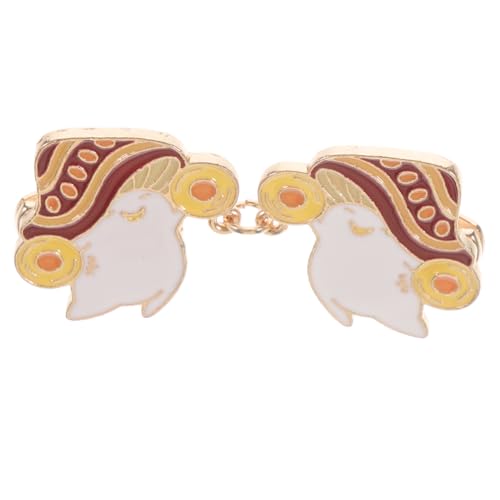 ROMISBABA Niedliche Pilz Brosche Cardigan Collar Clip Cartoon Emaille Anstecknadel Leichter Strapazierfähiger Modeschmuck Praktischer Shawl Halter für Pullover Blusen Schals Geschenkidee von ROMISBABA