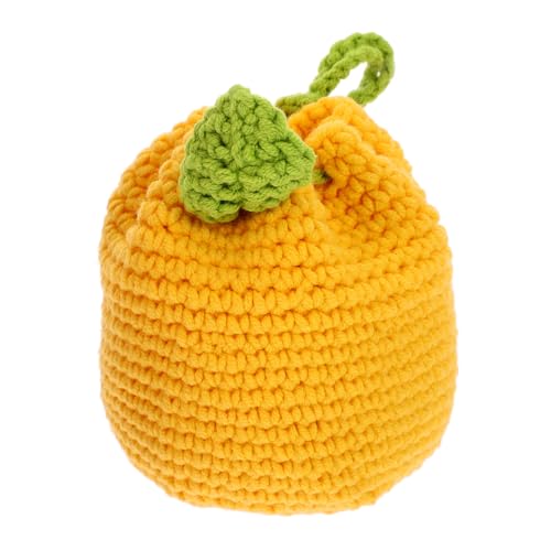 ROMISBABA Kleine Häkeltasche Handgefertigt Süße Geldbörse in Cartoon-Form Wechselgeld-Aufbewahrungstasche Münzgeldbörse Für Frauen von ROMISBABA