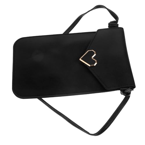 ROMISBABA PU Crossbody Bag Damen Handytasche mit Katzenohren Transparente Touchscreen Smartphone Tasche Verstellbarer Schultergurt Vielseitig Tragbar für Alltag Party Shopping und Dating von ROMISBABA