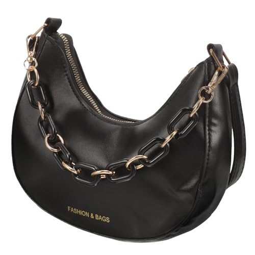 ROMISBABA PU Crossbody Bag Damen Vintage Umhängetasche Modische Kleine Schultertasche aus Pu Vielseitige Retro Messenger Bag für Handy Geldbörse Schlüssel Eleganter Alltagstasche in von ROMISBABA