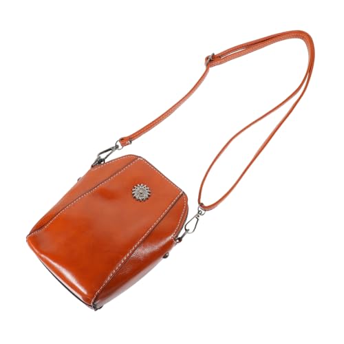 ROMISBABA PU Crossbody Handy Tasche Damen Mini Umhängetasche Struktur Design Großes Fassungsvermögen Trendige Modefarbe Praktisch für Schlüssel Geldbörse Smartphone von ROMISBABA