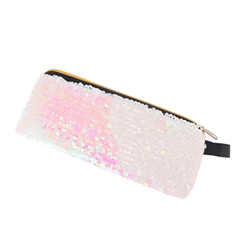 ROMISBABA Pailletten Federmäppchen Mit Reißverschluss Glänzende Pailletten Stiftetasche Waschbare Aufbewahrungstasche Für Schreibwaren Multifunktionale Kosmetiktasche Handytasche Münztasche von ROMISBABA