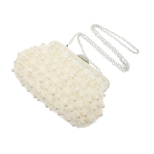 ROMISBABA Perlen Abendtasche für Damen Luxuriöse Handtasche mit Schnalle Hochzeiten Abendpartys Stilvolle Umhängetasche ROMISBABA Perlen Abendtasche für Damen Luxuriöse Handtasche mit Schnalle Hochzeiten Abendpartys Stilvolle Umhängetasche von ROMISBABA