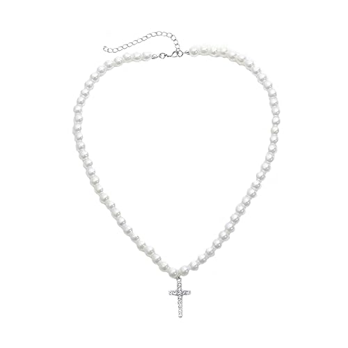 ROMISBABA Perlen Halskette mit Anhänger für Damen Eleganter Halsschmuck mit Outfit Besondere Anlässe ROMISBABA Perlen Halskette mit Anhänger für Damen Eleganter Halsschmuck mit Outfit Besondere Anlässe von ROMISBABA