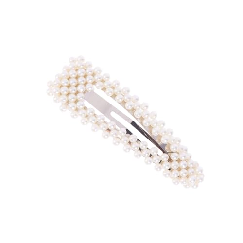 ROMISBABA Perlen haarspangen Damen Tropfenform Clip Stilvoller Haarschmuck für Frauen Modische Haarklammern Passend zu Verschiedenen Outfits von ROMISBABA