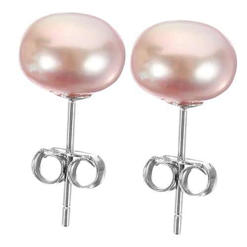 ROMISBABA Perlenohrringe Damen Ohrstecker Silber Ohrschmuck Leicht Elegant Komfortabel für Alltag Party ROMISBABA Perlenohrringe Damen Ohrstecker Silber Ohrschmuck Leicht Elegant Komfortabel für Alltag Party von ROMISBABA