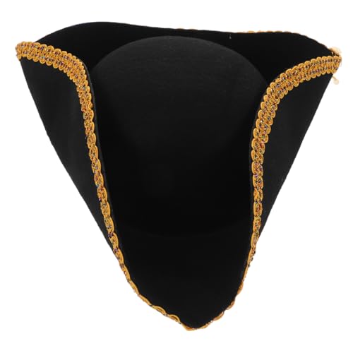 ROMISBABA Piratenhut Karneval Kostümaccessoire Einzigartiger Stil Verstellbar Bühnenhut für Halloween Cosplay Themenparty Verkleidung für Erwachsene von ROMISBABA