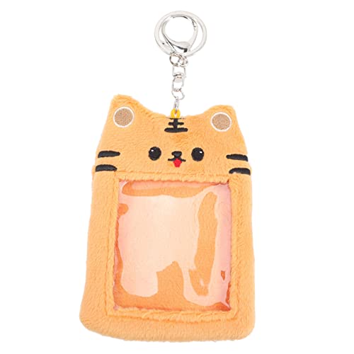 ROMISBABA Plüsch Ausweishülle mit Schlüsselanhänger Cartoon Fotokartenhalter für Buskarten Kreditkarten und Id Kompakte Leichte Schutzhülle aus Weichem Langlebigem Material Modisch und von ROMISBABA