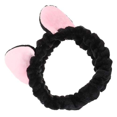 ROMISBABA Stirnband Mit Katzenohren Für Damen Plüsch-haarband Zum Schminken Und Gesichtswaschen Süßes Tierohren-stirnband Für Mädchen Im Spa Für Mottopartys von ROMISBABA