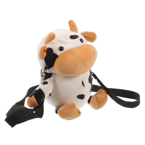 ROMISBABA Plüsch Kuh Umhängetasche Mädchen Niedliche Kuscheltier Schultertasche Tragbare Crossbody Bag mit Ausreichendem Stauraum Modisch und Leicht für Alltag und Freizeit ROMISBABA Plüsch Kuh Umhängetasche Mädchen Niedliche Kuscheltier Schultertasche Tragbare Crossbody Bag mit Ausreichendem Stauraum Modisch und Leicht für Alltag und Freizeit von ROMISBABA