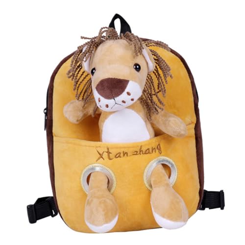 ROMISBABA Plüsch Rucksack Für Junge Mädchen Mit Cartoon Tier Design Anti-Verlust Funktion Komfortable Schultergurte Hergestellt Aus Hochwertigem Material Für Kindergarten Und Ausflüge von ROMISBABA