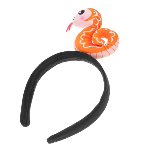 ROMISBABA Plüsch-schlangen-stirnband 2025 Chinesische Halloween-kopfbedeckung Für Jungen Und Mädchen Erwachsene Schlangen-kostümzubehör von ROMISBABA