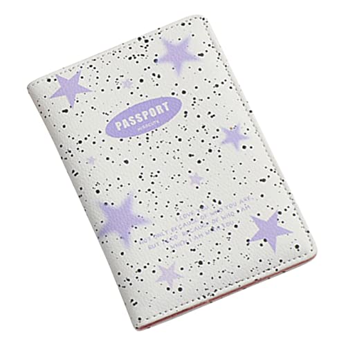 ROMISBABA Reisepasshülle Kartenetui Pu Dokumentenhalter Tasche Reisezubehör Kartenhalter Aufbewahrungshalter Ticket Organizer Für Damen von ROMISBABA