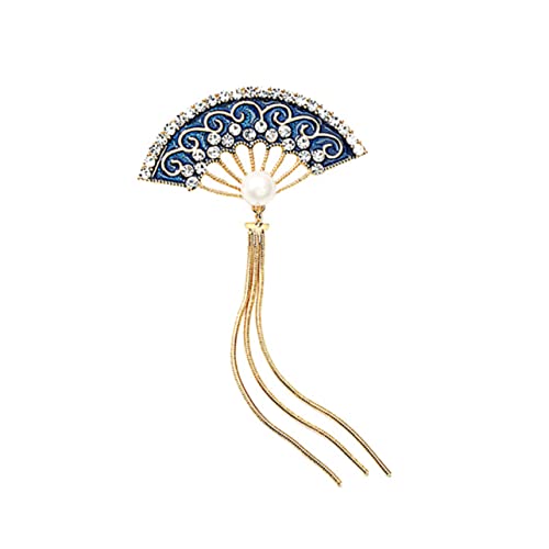 ROMISBABA Quaste Anhänger Brosche Frauen Fan Vintage Brosche Dekoration Brustkette Brosche Pin ROMISBABA Quaste Anhänger Brosche Frauen Fan Vintage Brosche Dekoration Brustkette Brosche Pin von ROMISBABA