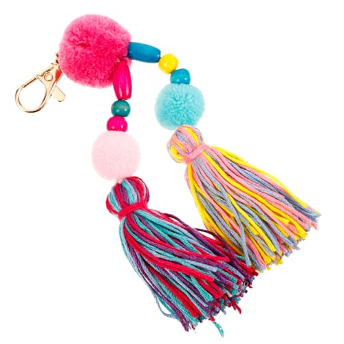 ROMISBABA Quasten Taschenanhänger Schlüsselanhänger Schlüsselanhänger Geldbörsen Dekorativ DIY Quasten Schlüsselanhänger Quasten Schlüsselanhänger Für Rucksack Quasten Design von ROMISBABA