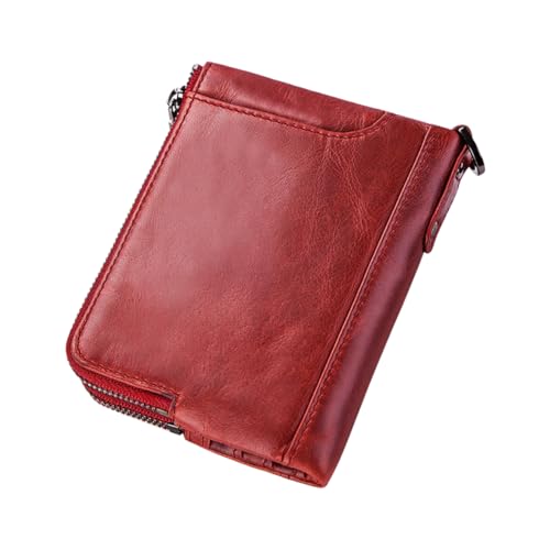 ROMISBABA Geldbörse Herren RFID Schutz Mit Münzfach Aus Kunstleder Kompakte Clutch Für Männer Passetui Mit Kartenfach Für Kreditkarten Bargeld Und Ausweise Slim Wallet Für Alltag Und Reisen von ROMISBABA