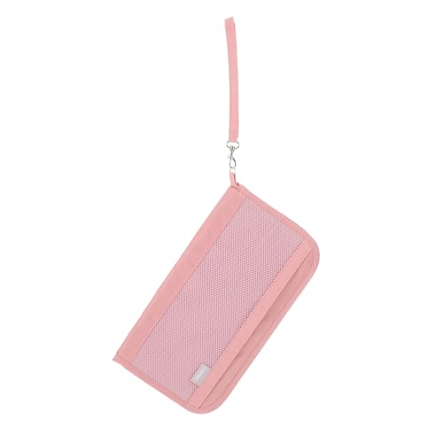 ROMISBABA RFID Geschützter Reisepasshalter aus Oxford Leichter Reise Dokumentenorganizer mit Kartenfach Kompakter und Robuster Passport Wallet für Frauen Praktische Reisedokumentenmappe von ROMISBABA