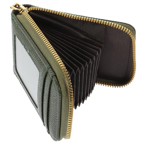 ROMISBABA RFID Schutz Kartenetui Klein aus PU und Aluminiumlegierung Multifunktionaler Kreditkartenhalter Kompakte Geldbörse für Bankkarten Ausweise und Führerschein für Büro und Alltag von ROMISBABA