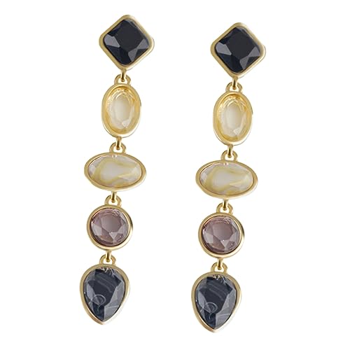ROMISBABA Resin Ohrringe Damen Geometrisches Design Dekorativer Ohrschmuck für Frauen Langlebig Leicht Täglichen Gebrauch ROMISBABA Resin Ohrringe Damen Geometrisches Design Dekorativer Ohrschmuck für Frauen Langlebig Leicht Täglichen Gebrauch von ROMISBABA