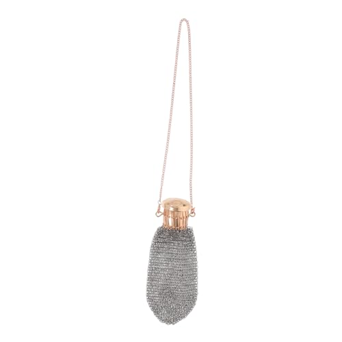 ROMISBABA Retro Metal Mesh Münzgeldbörse mit Drehverschluss Kompakter Mini Geldbeutel aus Sicherer Vintage Münzhalter für Damen Tragbare Kleine Aufbewahrungsbox für Kleingeld und Schmuck von ROMISBABA