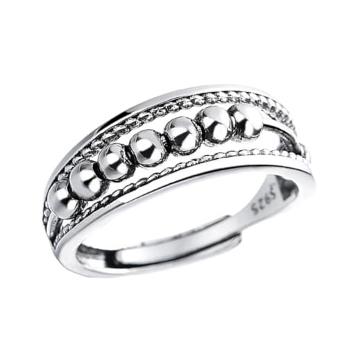 ROMISBABA Retro Perlenring Verstellbar Einfacher Modeschmuck für Damen Schmuck Accessoire Elegant für Alltag Fest ROMISBABA Retro Perlenring Verstellbar Einfacher Modeschmuck für Damen Schmuck Accessoire Elegant für Alltag Fest von ROMISBABA