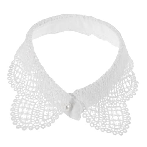 ROMISBABA Retro Spitzenkragen Damen Halstuch Eleganter Klassischer Spitzen hanfu Fake Collar für Hochzeiten Dinner Alltag Vielseitig und Bequem von ROMISBABA