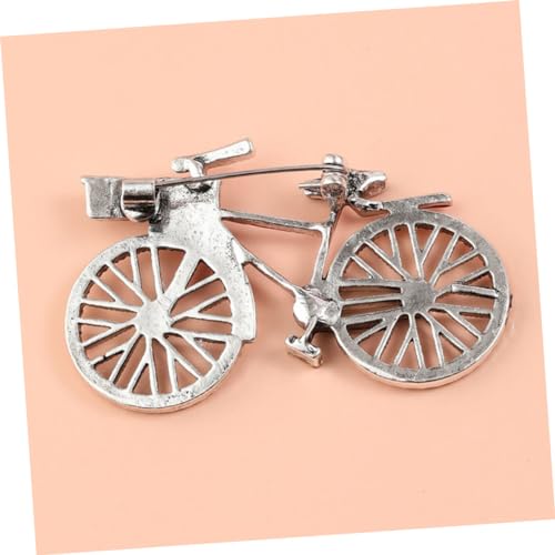 ROMISBABA Rhinestone Brosche Fahrrad Retro Metall Anstecknadel Schmuck Fahrradfahrer Accessoire für Kleidung Taschen und Hüte von ROMISBABA