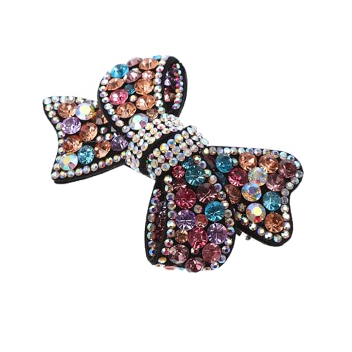 ROMISBABA Rhinestone Haarspange mit Schleife Langlebige Strass Haarklammer für Dickes und Langes Haar Modisches Damen Haaraccessoire für Festen Halt und Schonende Fixierung Vielseitig und von ROMISBABA