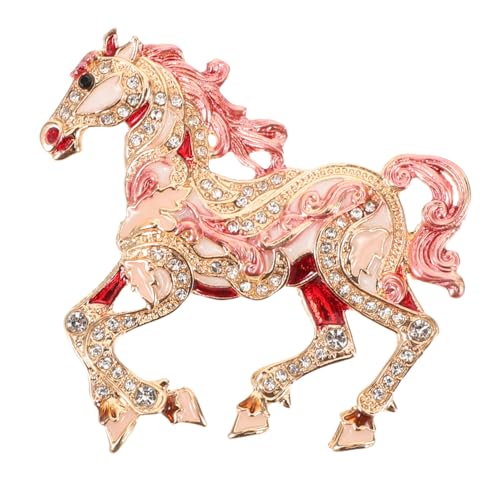 ROMISBABA Rhinestone Pferdebrosche Leichte Tragbare Tier Anstecknadel für Damen Funkelndes Elegantes Schmuckaccessoire für Kleidung Partys Vielseitige Styling Möglichkeiten ROMISBABA Rhinestone Pferdebrosche Leichte Tragbare Tier Anstecknadel für Damen Funkelndes Elegantes Schmuckaccessoire für Kleidung Partys Vielseitige Styling Möglichkeiten von ROMISBABA