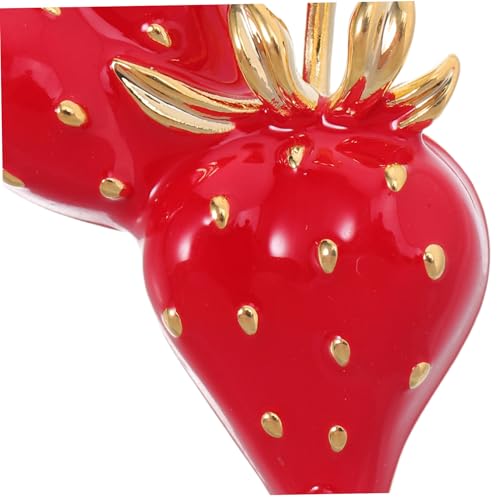 ROMISBABA Blumen-anstecknadel Statement-broschen Für Damen Süße Brosche Erdbeerbrosche Broschennadeln Obstbrosche Für Damen Hübscher Broschenschmuck Obstschmuck Pullovernadel von ROMISBABA