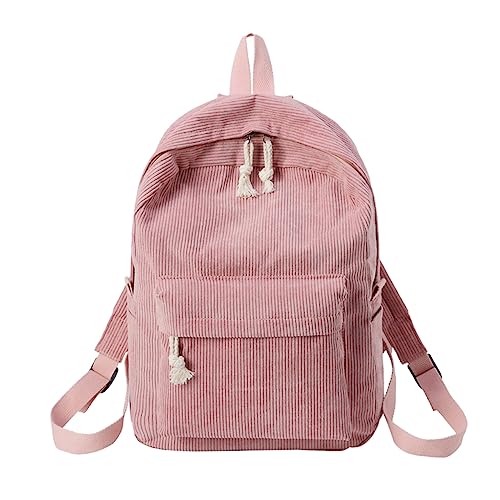 ROMISBABA Rucksack für Frauen Studenten Multifunktionaler Tagesrucksack mit Diebstahlschutz Große Kapazität für Schule Uni Reisen Rosa von ROMISBABA