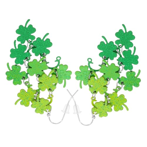 ROMISBABA Schamrock Ohrringe für Damen und Mädchen Grüne Hängende Ohrringe für Patrick's Day Langlebige und Stilvolle Schmuckstücke für Feiern und von ROMISBABA