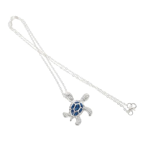ROMISBABA Schildkröten Anhänger Halskette mit Maritimem Design Leichtes Hautfreundliches Material Filigrane Verarbeitung Modischer Charms Schmuck für Mädchen und Frauen Naturinspiriertes von ROMISBABA