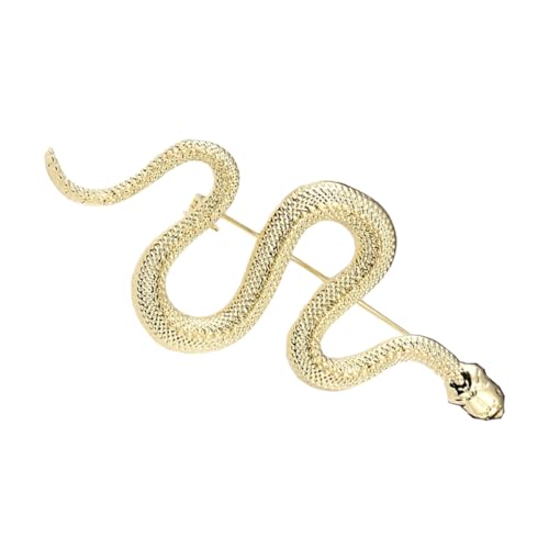 ROMISBABA Schlangenbrosche aus Langlebiger Schmucknadel für Kleidung und Strickjacken Vielseitiges Accessoire für Damen und Herren Stilvolle Anstecknadel zur Kleiderdekoration von ROMISBABA