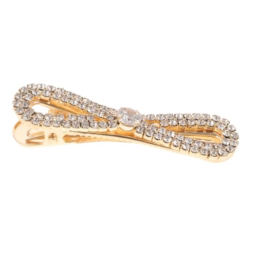 ROMISBABA Elegante Haarspange mit Strasssteinen Haarspange mit Entenschnabel für Damen Schleife funkelndes Haar-Accessoire für Brautjungfern und formelle Anlässe ROMISBABA Elegante Haarspange mit Strasssteinen Haarspange mit Entenschnabel für Damen Schleife funkelndes Haar-Accessoire für Brautjungfern und formelle Anlässe von ROMISBABA