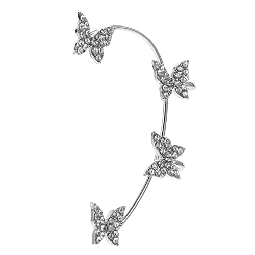 ROMISBABA Schmetterlinge Ohrmanschette für Damen Zirkonia Ohrclip nicht Stechend Eleganter Ohrschmuck für Linkes Ohr für Partys Hochzeiten Besondere Anlässe ROMISBABA Schmetterlinge Ohrmanschette für Damen Zirkonia Ohrclip nicht Stechend Eleganter Ohrschmuck für Linkes Ohr für Partys Hochzeiten Besondere Anlässe von ROMISBABA