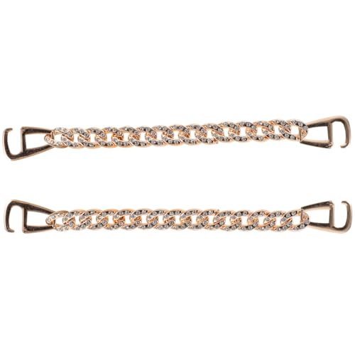 ROMISBABA Schuhketten aus Aluminiumlegierung Schuhschmuck Charms für Clogs und Sandalen Langlebig Modisch Einfach Anzubringen Dekorative Schuhaccessoires für Damen und Erwachsene von ROMISBABA