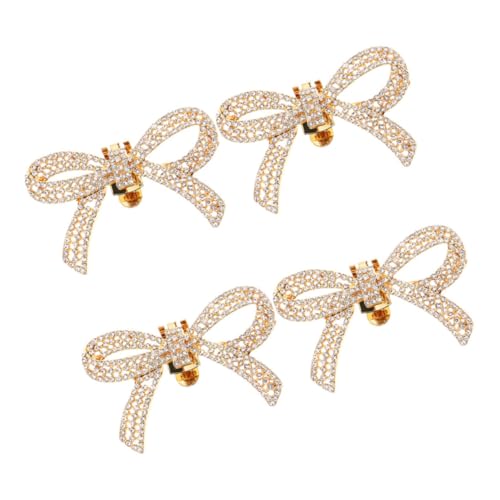 ROMISBABA Schuhverzierungen mit Strasssteinen Abnehmbare Schuhclips für Damen Schmetterlings Schuhanhänger Schmuck für Hochzeiten und Partys Passend für High Heels und Sandalen von ROMISBABA
